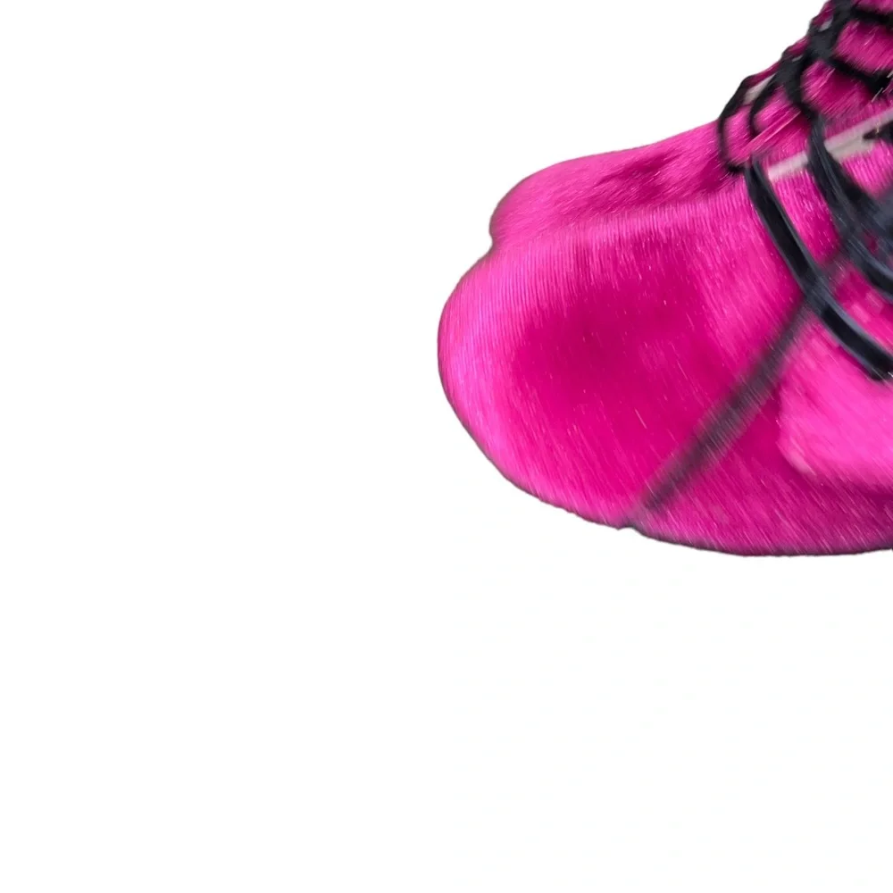 NWOT Spellbound Girl's Velvet Nyx High top boots Shoes Sz‎ 13